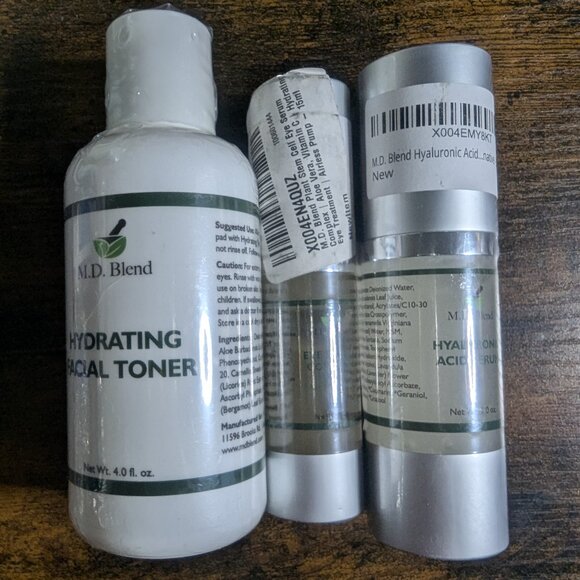 M.D. Blend Trio Set - Toner/Eye Serum/Face Serum - Picture 1 of 4